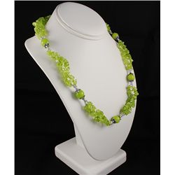 Fashion Jewelry Peridot Chip Beads Necklace