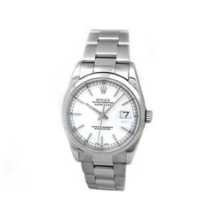 36mm Gents Rolex Stainless Steel Datejust Watch