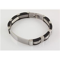 Men's Stainless Electroplated Bracelet 8 3/4"