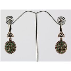 Natural Stone Antique Design Dangle Earring