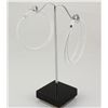 Image 3 : Fashion Jewelry Double Row Hoop Earring
