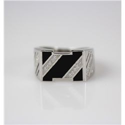 6.26g Black Onyx Ring in Sterling Silver for Men, Avail