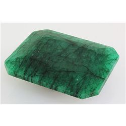 Emerald 122.38ctw Loose Gemstone 39x31x12mm EmeraldCut