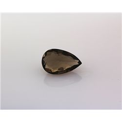 Smoky Topaz Loose Gemstone Pear Cut 22.73 ct