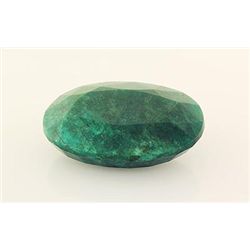 Emerald 382.60ctw Loose Gemstone 62x43x21mm Oval Cut