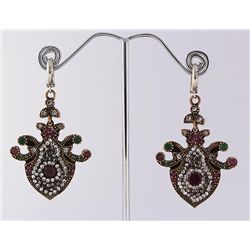 Natural Stone Antique Design Dangle Earring