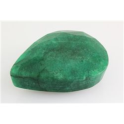 Emerald 217.70ctw Loose Gemstone 49x36x18mm Pear Cut