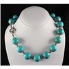 Image 1 : Big Bold Statement Turquoise Necklace