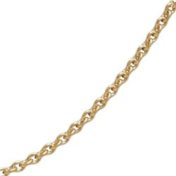 Cable 14k Gold Necklace - 18 in.