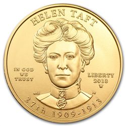 2013-W 1/2 oz Uncirculated Gold Helen Taft (w/Box &amp;