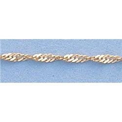 Pure Gold 16" 14k Singapore Gold-Yellow 1.2mm Chain