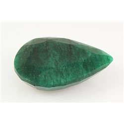 Emerald 117.34ctw Loose Gemstone 43x32x13mm Pear Cut