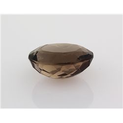 Smoky Topaz Loose Gemstone Oval Cut 34.72 ct