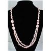 Image 1 : 362.68CTW CHUNKY BABY PINK CORALS STATEMENT NECKLACE