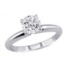 Image 1 : 1.25 ct Round cut Diamond Solitaire Ring, G-H, SI2