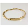 Image 2 : Figaro Mens Bracelet in Yellow XP Plated ID Bracelet