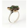 Image 1 : Natural Stone Statement Victorian Design Ring