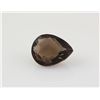 Image 1 : Smoky Topaz Loose Gemstone Pear Cut 23.62 ct