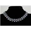 Image 1 : 221.60CTW 12" BLACK SIOPAO NECKLACE METAL LOCK PHILIPPI