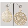 Image 1 : Fashion Dashing Gold Plated Dangling Hook Earring