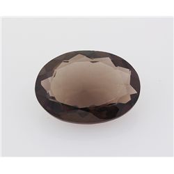 Smoky Topaz Loose Gemstone Oval Cut 32.78 ct