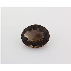 Smoky Topaz Loose Gemstone Oval Cut 20.15 ct