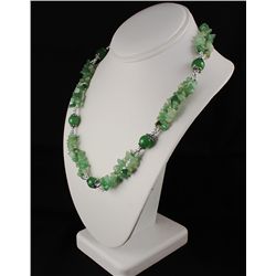 Fashion Jewelry Emerald Jade Chip Beads Necklace