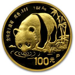 1987 (1 oz Proof) Gold Chinese Pandas - PF-68 UCAM NGC