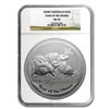 Image 1 : 2008 1 Kilo Silver Year of the Mouse Coin (SII) NGC MS-