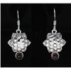 Image 1 : Natural Tourmaline 17.72ctw Star Design .925 Earring