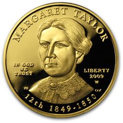 2009-W 1/2 oz Proof Gold Margaret Taylor (W/Box &amp; C