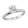 Image 1 : 0.35 ct Round cut Diamond Solitaire Ring, G-H, SI2
