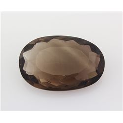 Smoky Topaz Loose Gemstone Oval Cut 116.70 ct