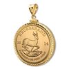 Image 1 : 2014 1 oz Gold Krugerrand Pendant (Diamond-ScrewTop Bez