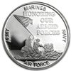 Image 1 : 1 oz Military Silver Round (w/Box &amp; Capsule)