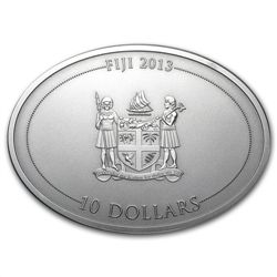 Fiji 2013 1 oz Silver $10 Fascinating Wildlife- CottonT