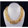 Image 2 : Woven Multi-Strand Natural Chip Beads Necklace