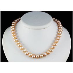 246.62ctw Philippines 10-11mm Freshwater Pearl Necklace