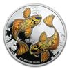 Image 1 : 2012 1 oz Silver Niue $2 Feng Shui - Koi Fish (W/Box &a