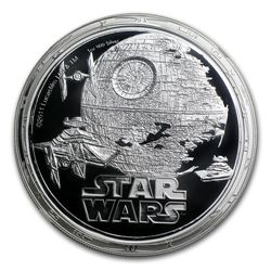 2011 Star Wars 1oz Silver PF-70 UCAM NGC - Death Star