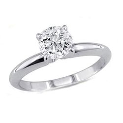 1.50 ct Round cut Diamond Solitaire Ring, G-H, SI2