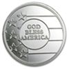 Image 1 : 1 oz God Bless America Silver Round