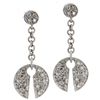 Image 1 : 18K White Gold 0.46ctw Diamond Earrings