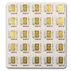 Image 1 : 25x1 gram Pamp Gold Bar .9999 Fine (In Individual Assay