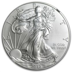 2012 (S) Silver American Eagle - MS-70 NGC