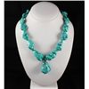 Image 1 : Big Bold Statement Turquoise Necklace