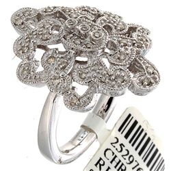 14K White Gold 0.30ctw Diamond Ring