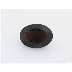 Smoky Topaz Loose Gemstone Oval Cut 25.10 ct