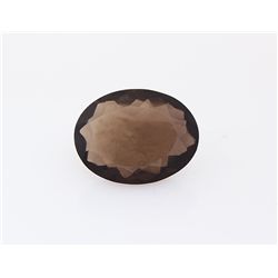 Smoky Topaz Loose Gemstone Oval Cut 18.57 ct 25.70x18.7