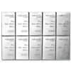 Image 1 : 10x 10 gram Valcambi Silver CombiBar